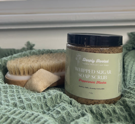 Whipped Sugar Scrub - peppermint mocha